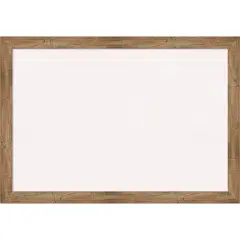 Owl Brown Narrow Wood Framed Corkboard, White Cork