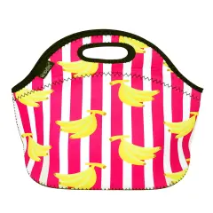 Wrapables Insulated Neoprene Lunch Bag Bananas