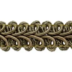 100yards of Alice Classic Woven Braid Trim | 100 yard cut Gray