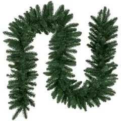 Northlight Buffalo Fir Artificial Christmas Garland - 9' x 12" - Unlit Green