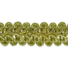 10 yards of Alice Classic Woven BraidTrim | 10 yard cut Metallic Gold