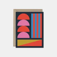 Neo Deco Card,Neo Geo, Blank Thank You