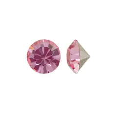 Preciosa Crystal Maxima Chaton 4mm (SS16) Light Rose (Package of 50)