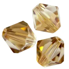 Preciosa Crystal Bicone Bead 3mm Crystal Celsian (Package of 50)