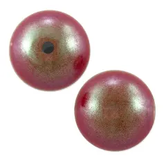 Preciosa Crystal Nacre Round Pearl 6mm Pearlescent Red (Package of 20)