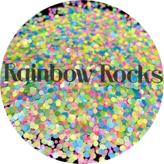 Polyester Glitter - Rainbow Rocks by Glitter Heart Co.&trade;