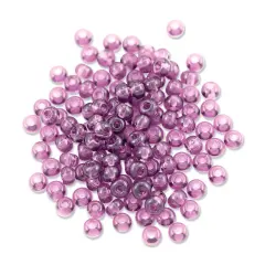 Preciosa Czech Seed Bead 6/0 Transparent Amethyst (10 Grams)