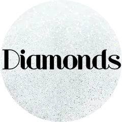Polyester Glitter - Diamonds by Glitter Heart Co.&trade;