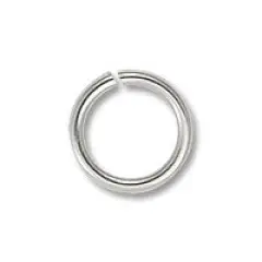 JewelrySupply Jump Ring - Open 5mm Silver Color (100-Pcs)