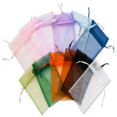 Organza Pouch Medium Multi-Color Mix (Package of 12)