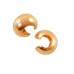 Crimp Cover 4mm Rose Gold Filled (Package of 1)