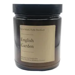 English Garden Soy Candle 8oz 35-40 Hours Poured with All Natural Soy wax and Fragrant/Essential Oils! | Floral Candle