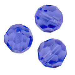 Preciosa Crystal Round Bead 6mm Sapphire (Package of 20)