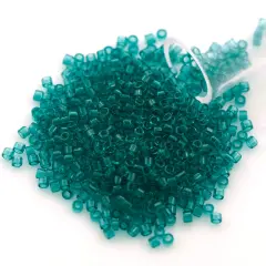 Miyuki Delica Seed Bead 11/0 Transparent Teal