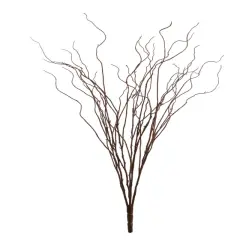 12-Pack: Natural Brown Twig Bush with 7 Lifelike Branches, Floral Home by Artificial Flowers