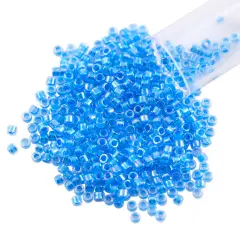 Miyuki Delica Seed Bead 11/0 Color Lined Light Sapphire AB