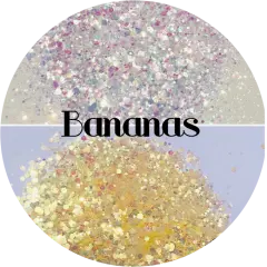 Polyester Glitter - Bananas UV Color Changing by Glitter Heart Co.&trade;