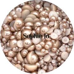 Flatback Resin Pearl Mix - Sophie Jo by Glitter Heart Co.&trade;