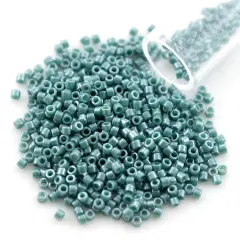 Miyuki Delica Seed Bead 11/0 Dark Turquoise Glazed Luster Opaque