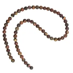 Leopard Skin Jasper Round Beads 6mm (16" Strand)
