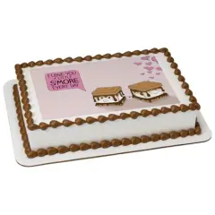 A Little S'more Every Day Edible Cake Image PhotoCake&reg;