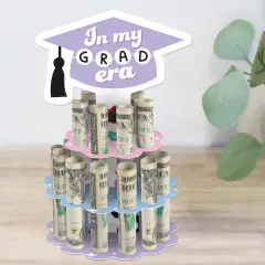 Big Dot of Happiness In My Grad Era - DIY Graduation Party Money Holder Gift - Cash Cake