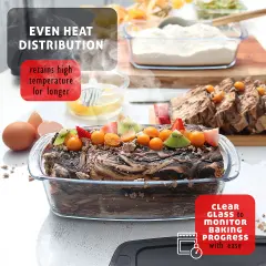 Eatex Glass Loaf Pans for Baking