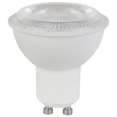 6.5W 120V LED MR16 25' Beam Spread GU10 base 4000K Cool White Lamps