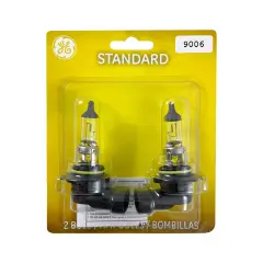 2PK - GE 9006 - 55w 12.8v Miniature T4 Automotive Headlight Lamp