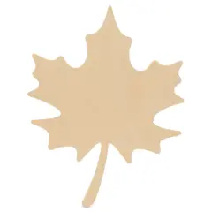 Maple Leaf Wood Cutout, Multiple sizes, Unfinished for Autumn Crafts | Woodpeckers