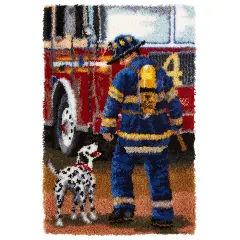 HerrschnersFirefighter Latch Hook Kit Multi