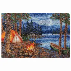 HerrschnersMoonlight Campers Latch Hook Kit Multi