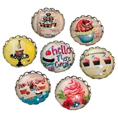 My Big Toe Designs Hello Cupcake Needle Minders Accessory Multicolor