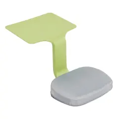 The Surf Portable Lap Desk and Surf Cushion, Flexible Seating Floor Desk with Foam Pad, 1-Pack Green