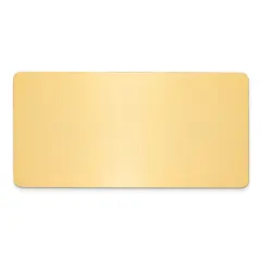 Brass Rectangle Engraving Plate 1 1/2"3"