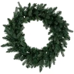 Northlight Coniferous Pine Artificial Christmas Wreath, 24-Inch, Unlit Green