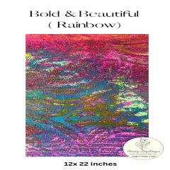 BOLD & Beautiful! RAINBOW!Art Paper of Vivid Colors