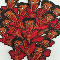 Betty B rhinestone patch