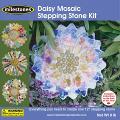 Milestones Mosaic Stepping Stone Kit-Daisy