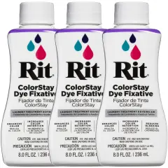 Multipack of 3 - Rit Dye Liquid 8oz-Dye Fixative