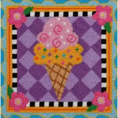 Ice Cream Cone - Needlepoint Kit Multicolor