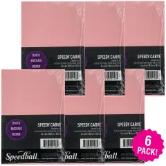 Multipack of 6 - Speedball Speedy-Carve Block-4"X6"