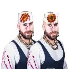 Big Mo's Toys Bloody Wound Gauze Bandage Halloween Zombie Costume Accessories White