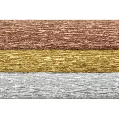 Extra Fine Crepe Paper, Metallic Assortment, 10.7 sq. ft