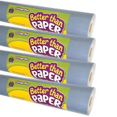 Better Than Paper&reg; Bulletin Board Roll, Cottage Blue, 4-Pack