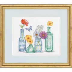 DimensionsWildflower Jars Counted Cross-Stitch Kit Multi