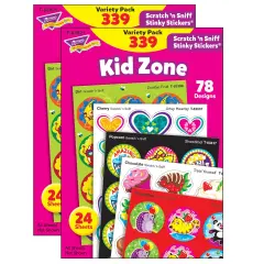 Kid Zone Stinky Stickers&reg; Variety Pack, 339 Count Per Pack, 2 Packs
