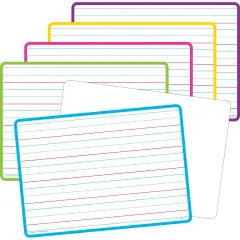Double-Sided Writing Dry Erase Boards, Pack of 10