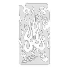 Iwata Artool Freehand Template - Flame Master the Medium