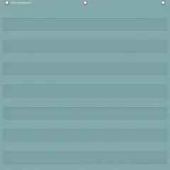 Calming Blue 7 Pocket Chart, 28" x 28"